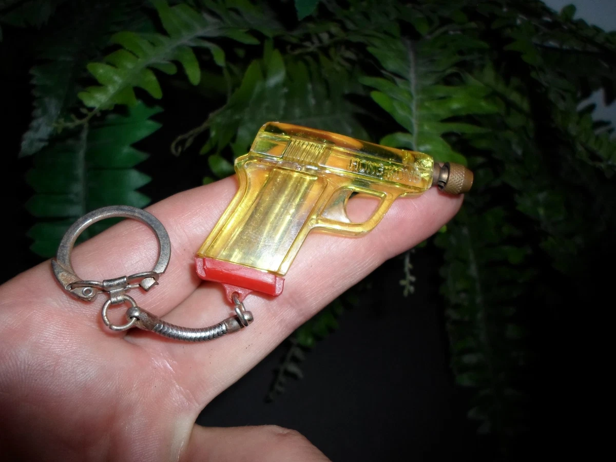 Mini shop gun keychain
