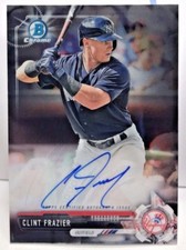 Clint Frazier 2017 Bowman Chrome Prospect Autograph Auto - NEW YORK NY YANKEES