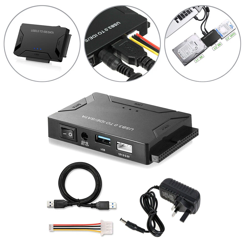 USB To IDE/SATA Converter Super 5Gbps Transfer External