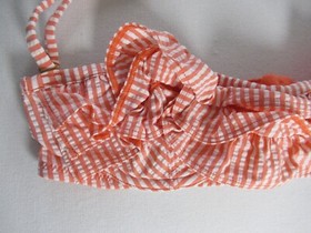 Victoria's Secret Sexy Little Things Seersucker Swim Bikini Top 34B Underwire
