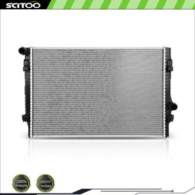 Fits 5Q0121251EP Aluminum Radiator For 2015-20 Audi A3 2015-2019 Volkswagen Golf