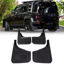 4PC MUD FLAPS FOR LAND ROVER DEFENDER 90 110 2020-2026 MUDFLAPS MUDGUARDS FENDER