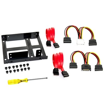 FANTEC Einbaurahmen für 2× 2,5" SSD in HDD Gehäuse (QB-Serie)