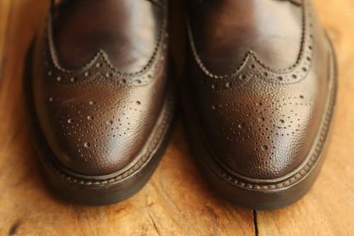 Paul Smith Marrón Cuero Derby Brogue Botas Zapatos Para Hombre UK 6 US 7 EU 40 - Imagen 8 de 12