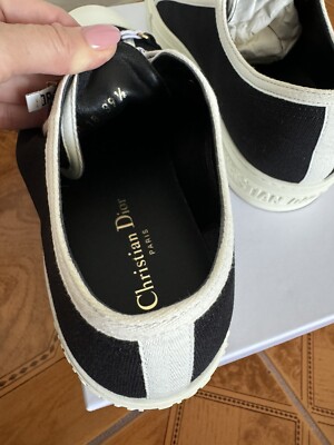DIOR Navy Blue Walk'n'Dior Sneakers. Size 39.5. Brand New