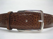 925 sterling solid buckle 30 grams, for 1-3/8"  35 mm belt straps made in U.S.A