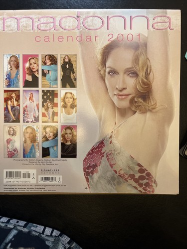 NEW ! MADONNA 2001 USA Official Calendar Boy Toy, Inc. American Pie Era RARE! - Picture 6 of 24