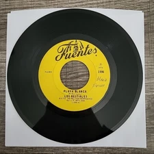 Los Bestiales Playa Blanca/Festival Vallenato 7" 45 RPM FUENTES 1596 1974