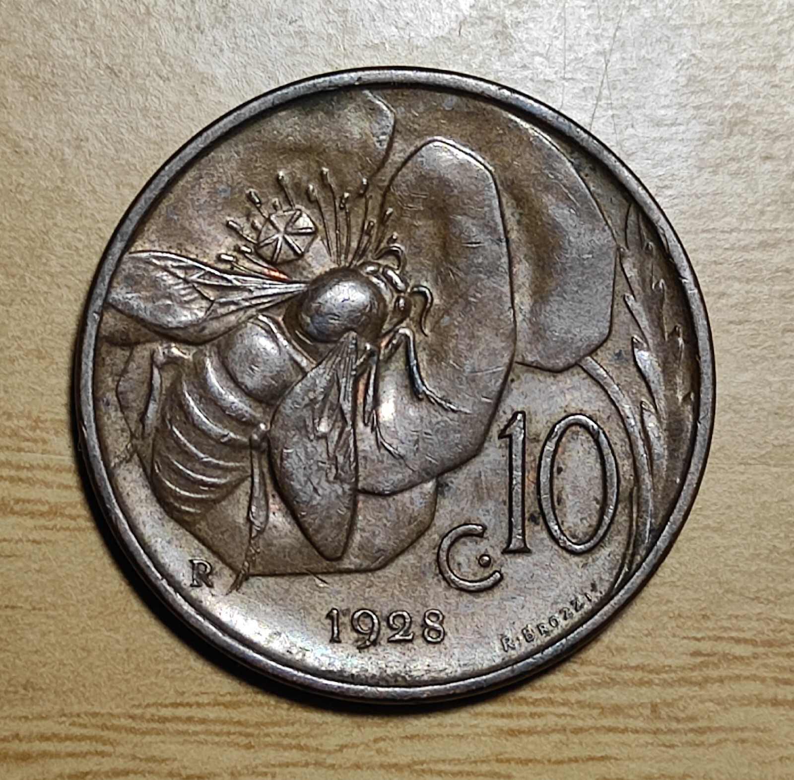 10 Centesimi 1928  Regno Vittorio - Conservazione SPL +   - f788