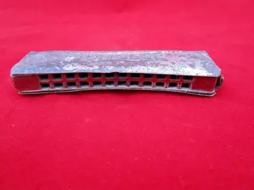 Old Vintage Junglee Marked Rare Wood and Tin Mouth Organ, Harmonica Collectible - Picture 1 of 16