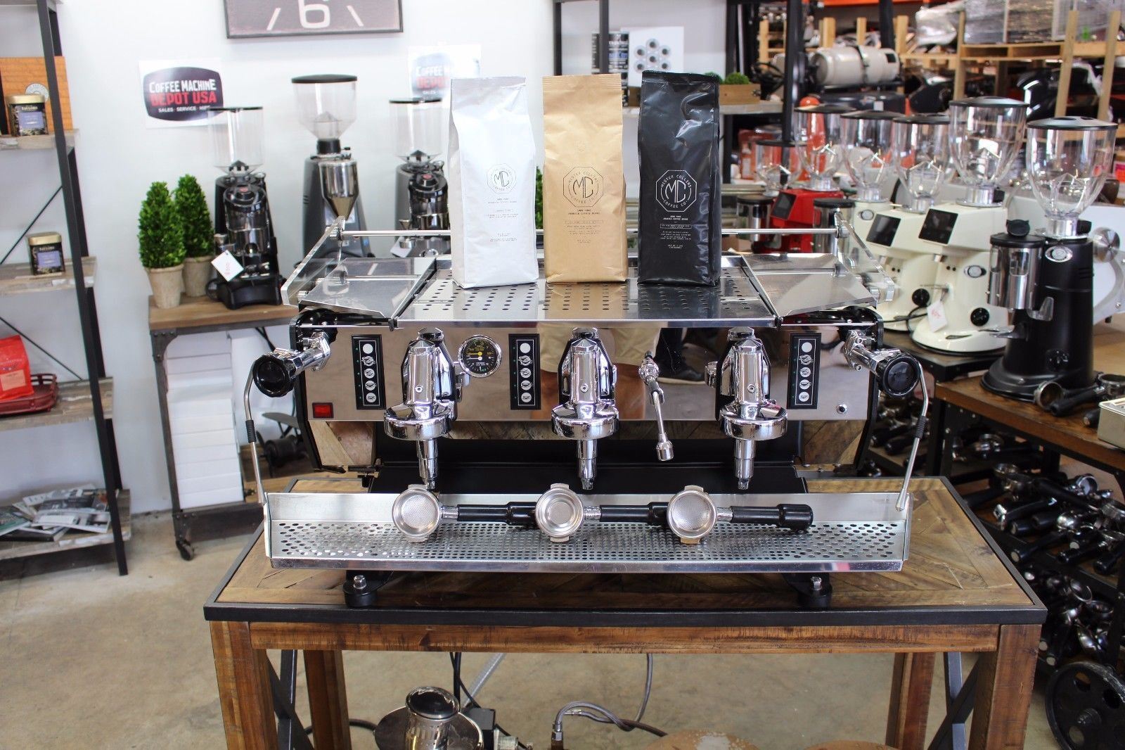 Kees Van Der Westen Mirage Triplette Group Commercial Espresso Machine St. John's Institute