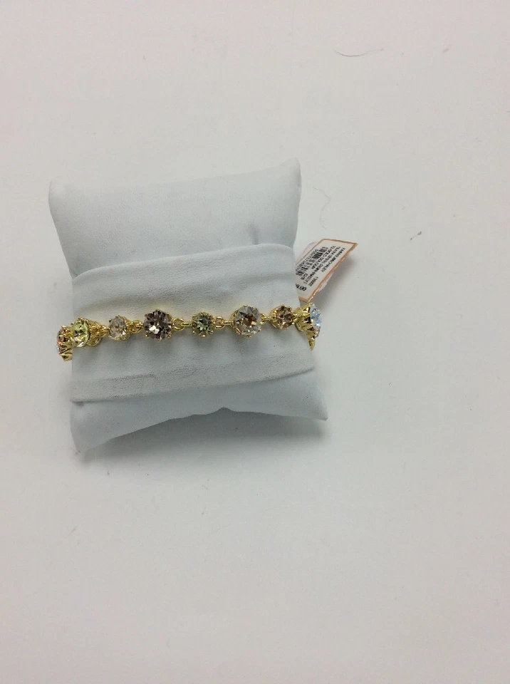 $149 ted baker gold tone bracelet crystal  crown TB24 Foto 2 de 4