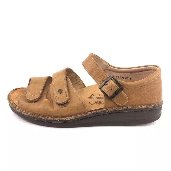Finn Comfort Baltrum Brown Leather Sandals EUR 42 Mens Size 8.5