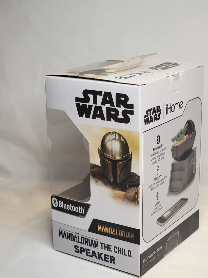 Star Wars мандалорский iHome Bluetooth динамик ребенок - Baby Yoda - новый - Изображение 4 из 4