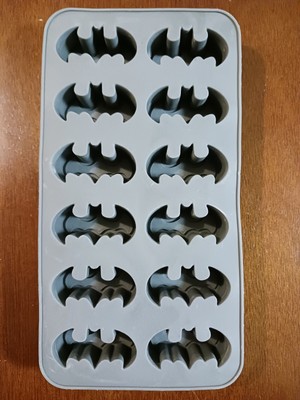 Silicone Batman Bat Signal 12 Slot Tray. Gray. Ice. Jell-O Shots. 