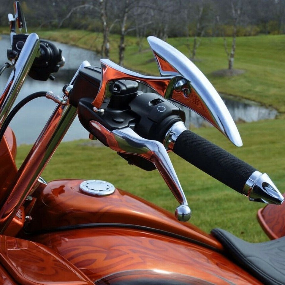 BISKUT Motorrad-Lenker 25mm (1") Für Yamaha V-Star XVS 650/1100 & Kawasaki VN Classic | Custom Griffe