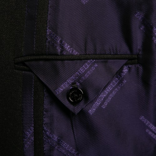 NWT $3750 PATRICK HELLMANN by ATTOLINI Wool Peak Lapel Suit Dark Gray 47US/57IT - Picture 22 of 24