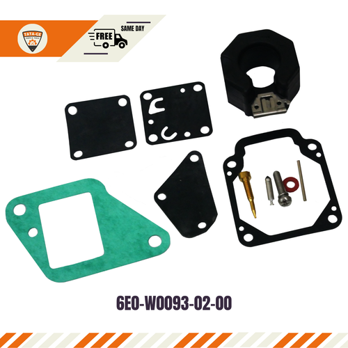 6E0-W0093-02-00 Für Yamaha Außenbordmotor 4 5 HP Vergaser Reparatur Kit - Bild 1 von 8