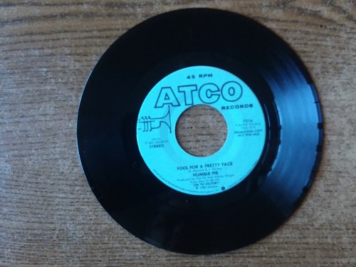 PROMO 1980 MINT-EXC+Humble Pie ?– Fool For A Pretty Face 7216 45