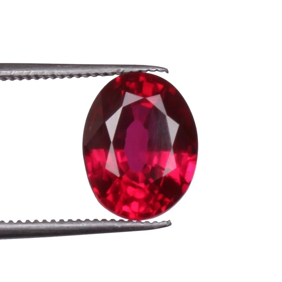 Blood Red Ruby 7.60 Ct. Oval Cut Mozambique Precious 100% RARE Loose Gemstone - Image 2 of 4