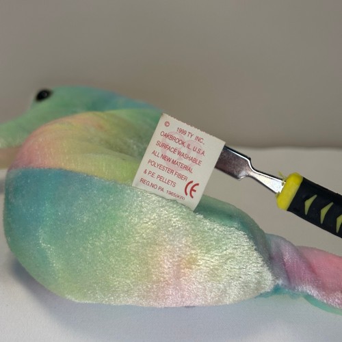 TY Beanie Baby Neon 5th Gen 1999 w/ Tag Protector Retired - 第 5/5 張圖片
