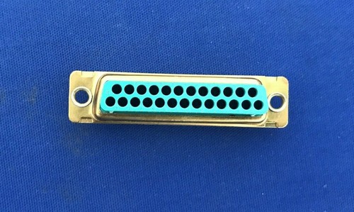 MIL SPEC M24308/2-3F CONNECTOR RECEPTACLE ELECTRICAL 25 PIN - Picture 5 of 8
