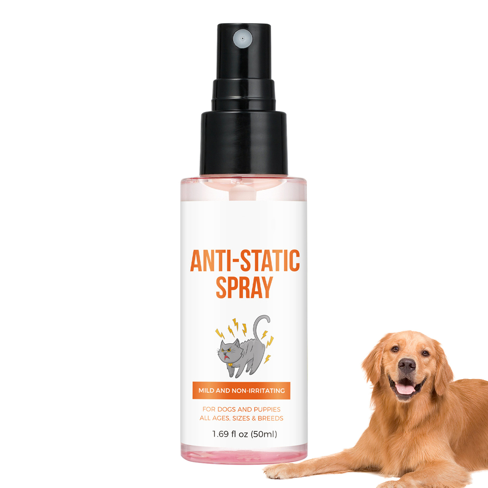 Pet Detangler Spray 50ml AntiStatic Leavein Spray for Cats Easy eBay