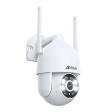 ANRAN 3MP Wireless Security Camera Outdoor Home Pan/Tilt WiFi Audio Night Vision