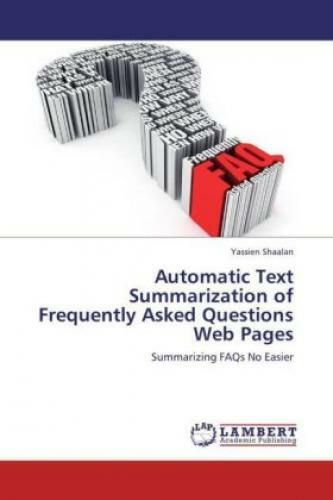 Thumbnail - Automatic Text Summarization Of Frequently Asked Questions Web Pages
