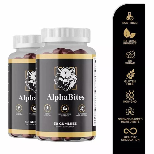 AlphaBites 7-in-1 Nitric Oxide Booster -Beet Root & L-Arginine Gummy 30 GUMMIES - Picture 8 of 13