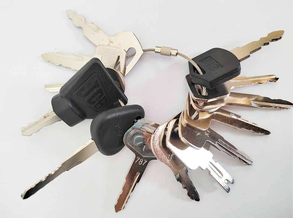 ※⭐️ 13pcs Forklift Machine Key Set For Kubota Nissan Komatsu JLG