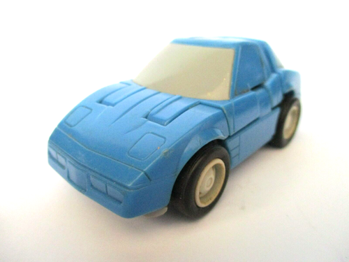VINTAGE 1986 TAKARA Hasbro TRANSFORMER BLUE CORVETTE Sports Car , Used - Picture 6 of 15