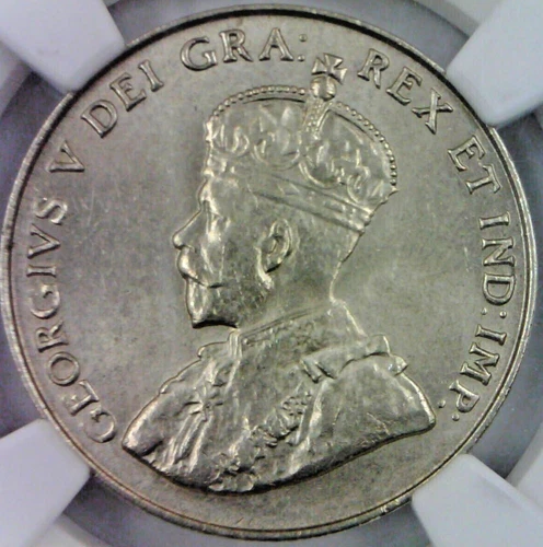 Canada 1922 NGC MS 63 5 Cents Choice Uncirculated Great Original Color