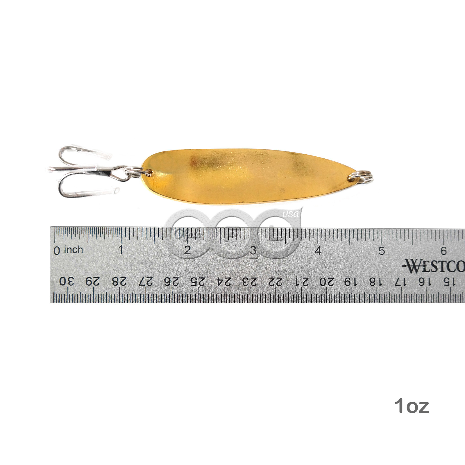 50pcs 1oz Fishing Spoons Krocodile style Metal Fish spoon jig Random colors @US - Image 5