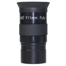 1.25 Inch 80 Degree Ultra Wide Angle Eyepiece F11mm HD FMC Lens for Telescope