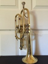 vintage cleveland H.N. white Cornet /horns MADE BY KING  131857
