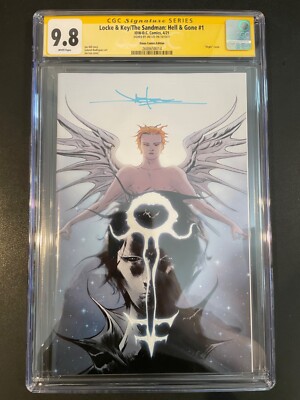 LOCKE & KEY/SANDMAN: Hell and Gone #1 CGC 9.8 **Jae Lee SIGNED VIRGIN VARIANT**