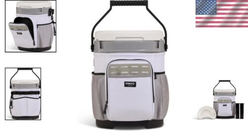 Insulated 20 Quart Cooler Bucket for Fishing, Picnics, and Outdoor Activities - Picture 2 of 11
