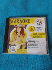 All Star Karaoke CD, 2 disc set 30 Songs MIXED COUNTRY VOLUME 1