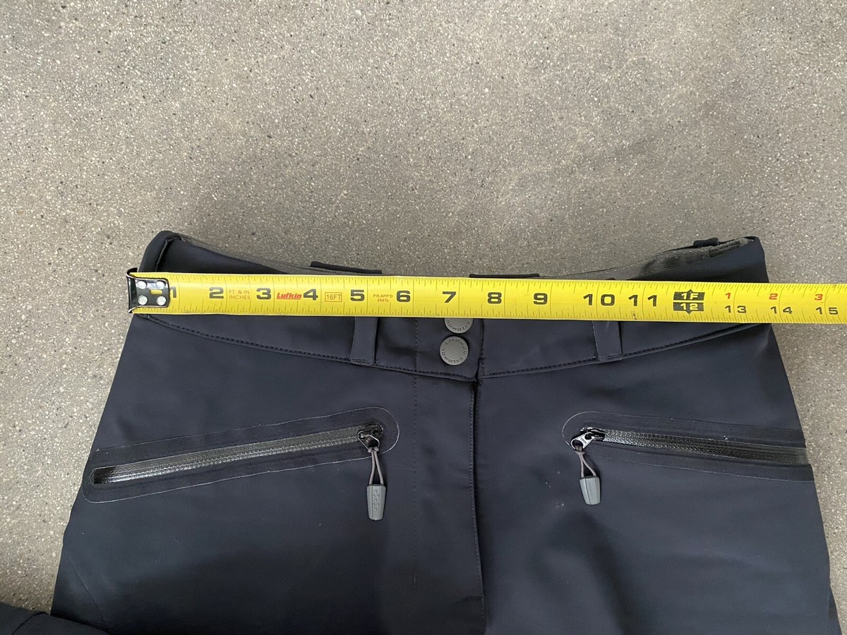【美品】 SALOMON Clima Pro Storm スキーパンツ　黒　XL Salomon Clima Pro Storm Snow Ski Pants Womens Black Waterproof