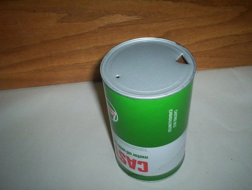 Vintage Castrol Motor Oil With Liquid Tungsten Oil Can Tin : Imp Quart Cardboard - Picture 7 of 13