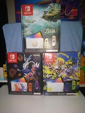 Collection Nintendo Switch Oled Collector Bundle Zelda Pokemon Splatoon Neuf 