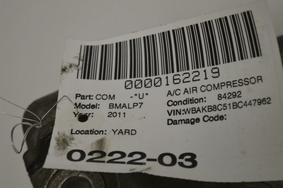 BMW ALPINA B7L F01 F02 2011-2012 accionamiento dinámico bomba dirección asistida motor OEM Foto 4 de 4