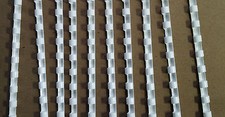 6mm Binding Combs 21 Ring for Comb Binder Machines in White or Red 10x