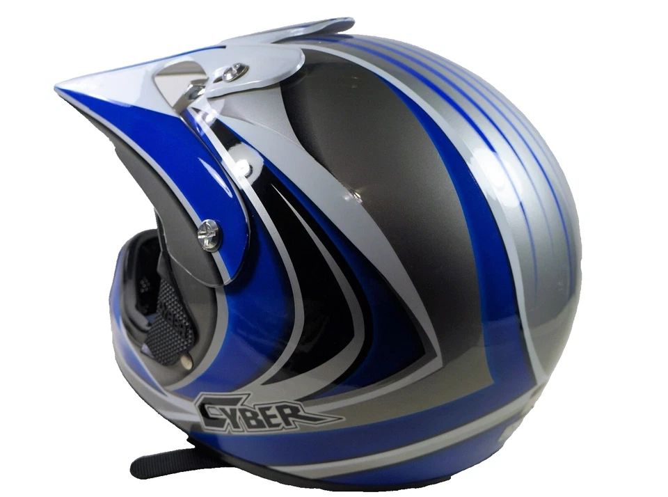 Nuevo Casco Juvenil Talla Grande Niños Talla L Grande Bicicleta de Suciedad MX ATV Cyber UX-22  Foto 4 de 4