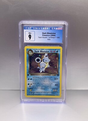 2000 Pokemon - Team Rocket - Dark Blastoise - Holo - 1st Edition