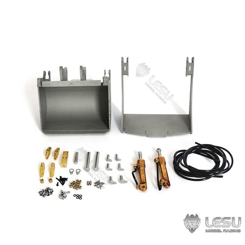 LESU Metal Openable Bucket for 1/14 Hydraulic RC Excavator ET35 B0006 Digger - Picture 4 of 10