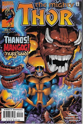The Mighty Thor (Vol.2) No.21 / 2000 Thanos / Dan Jurgens & John Romita Jr.