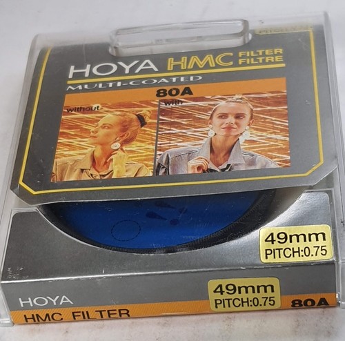 49mm Hoya 80A HMC Blue Glass Lens filter 80 A Japan Multi Coated 49 mm E-49 E49 - Picture 5 of 5
