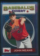 2020 Topps Baseball's Finest Flashbacks #2 John Means Orioles